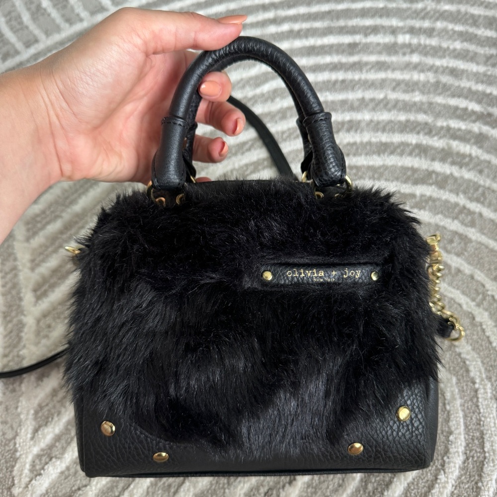 Olivia & joy furry bag